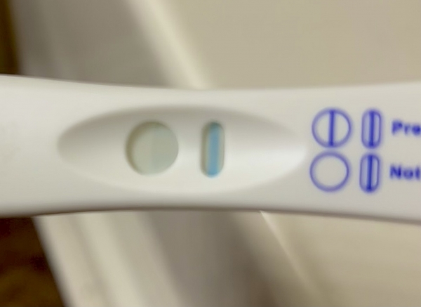 Equate Pregnancy Test, Cycle Day 35