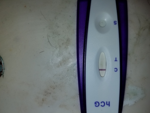 Generic Pregnancy Test, 8 Days Post Ovulation, Cycle Day 32