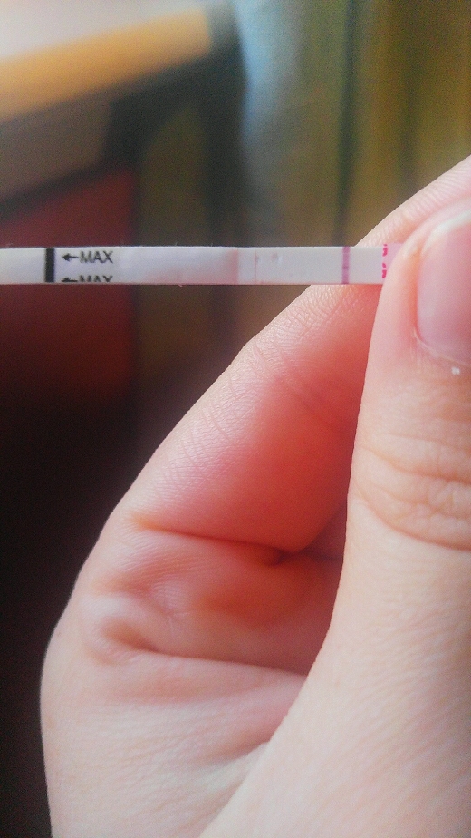 Wondfo Test Strips Pregnancy Test, 12 Days Post Ovulation, FMU, Cycle Day 24
