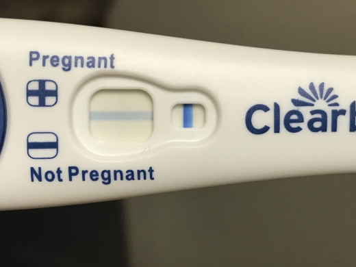 Clearblue Plus Pregnancy Test, 18 Days Post Ovulation