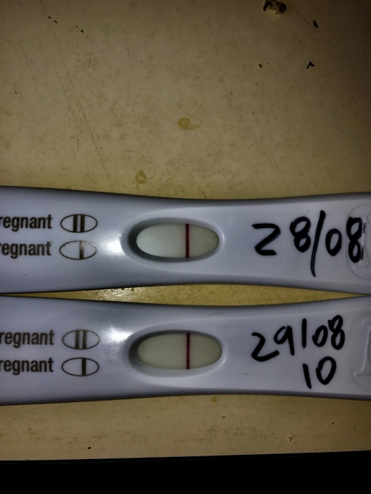 First Response Early Pregnancy Test, 10 Days Post Ovulation, Cycle Day 24