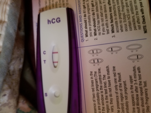 First Signal One Step Pregnancy Test, 14 Days Post Ovulation, Cycle Day 26