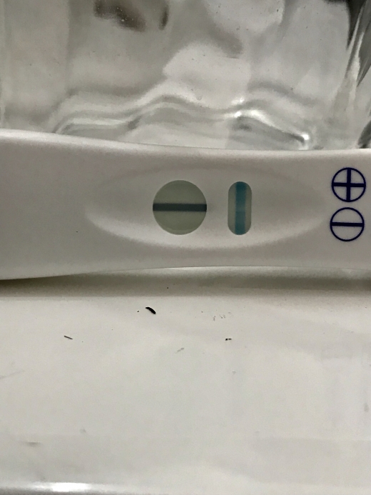 CVS One Step Pregnancy Test, FMU, Cycle Day 25