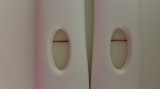 Walgreens One Step Pregnancy Test, 18 Days Post Ovulation, FMU, Cycle Day 33