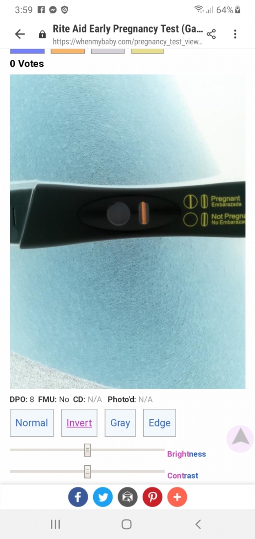 Home Pregnancy Test, 8 Days Post Ovulation