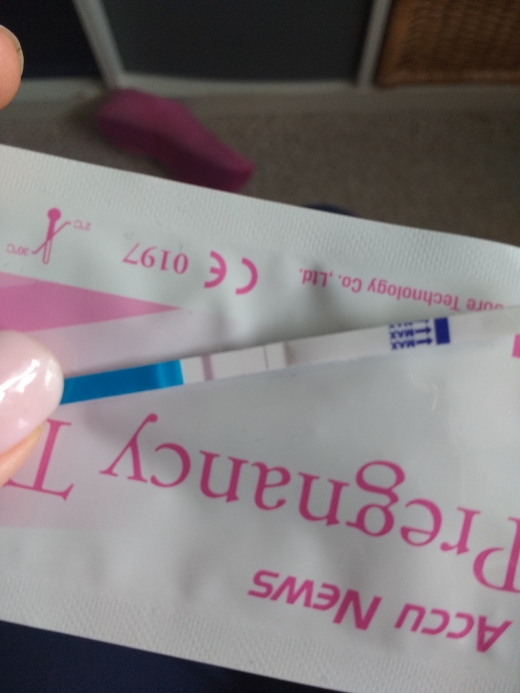 Accu-Clear Pregnancy Test, 12 Days Post Ovulation