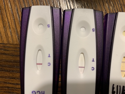 First Signal One Step Pregnancy Test, Cycle Day 28
