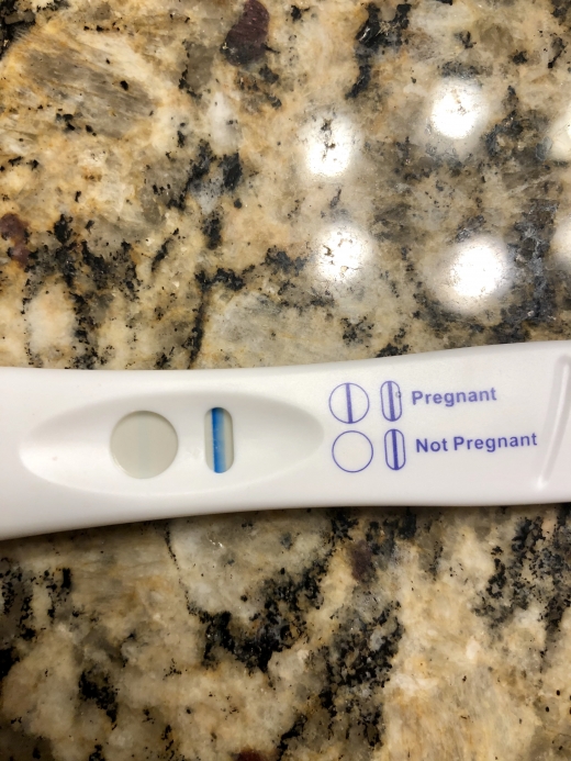 Equate One Step Pregnancy Test, Cycle Day 25
