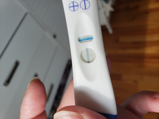 Walgreens One Step Pregnancy Test, 15 Days Post Ovulation, FMU, Cycle Day 36