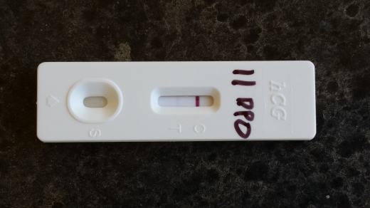 New Choice Pregnancy Test, 11 Days Post Ovulation, Cycle Day 25
