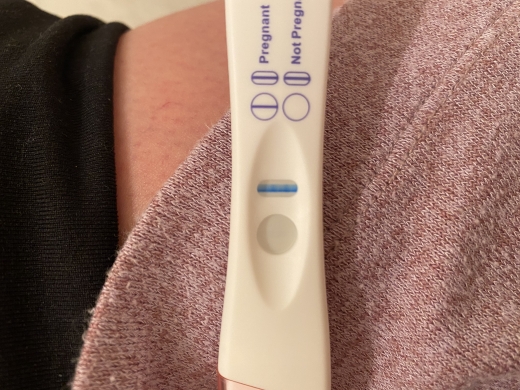 CVS Early Result Pregnancy Test, 9 Days Post Ovulation, Cycle Day 28