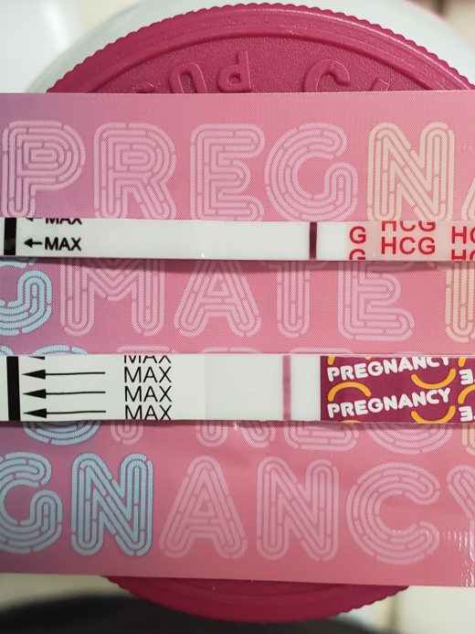 Wondfo Test Strips Pregnancy Test, 9 Days Post Ovulation, FMU