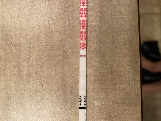 Generic Pregnancy Test, 9 Days Post Ovulation, FMU, Cycle Day 23
