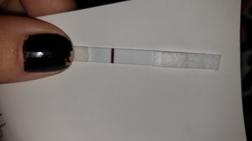 First Signal One Step Pregnancy Test, 8 Days Post Ovulation, Cycle Day 27