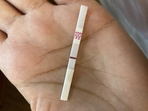 New Choice Pregnancy Test, 12 Days Post Ovulation, Cycle Day 27