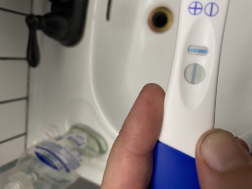 Walgreens One Step Pregnancy Test, 21 Days Post Ovulation, Cycle Day 45