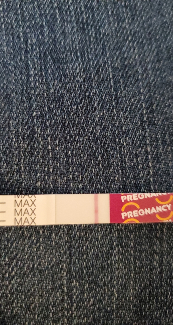 Wondfo Test Strips Pregnancy Test, 12 Days Post Ovulation, Cycle Day 27