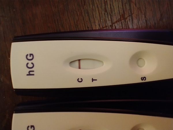 CVS One Step Pregnancy Test, 11 Days Post Ovulation, Cycle Day 30