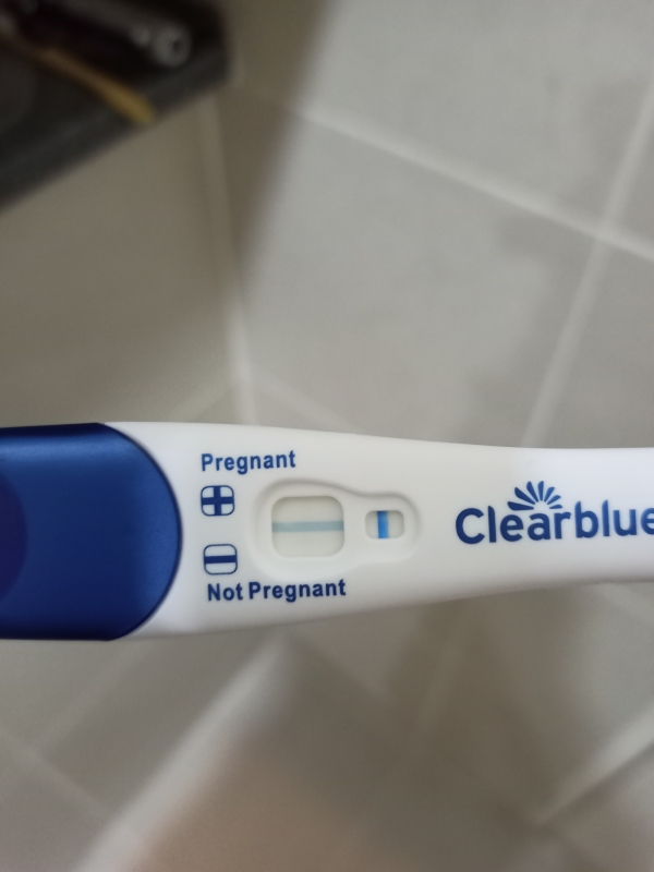 Clearblue Plus Pregnancy Test, 10 Days Post Ovulation