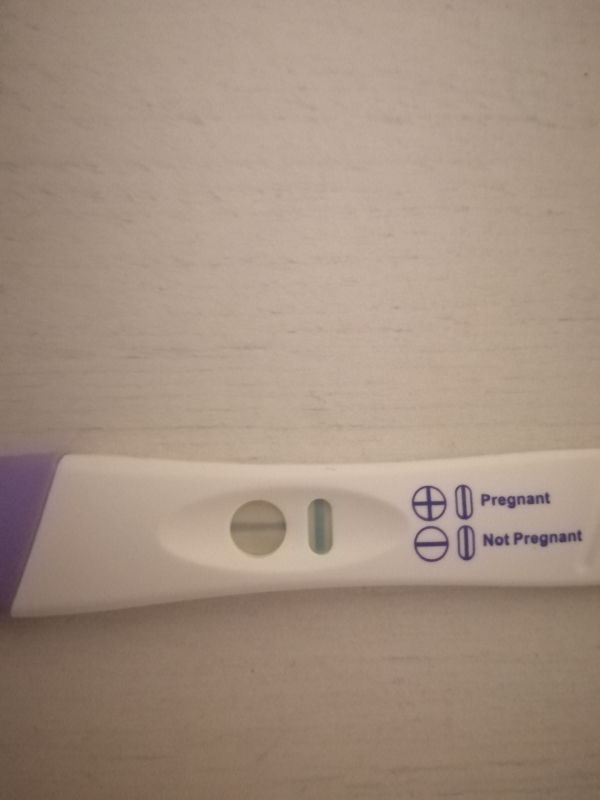 CVS One Step Pregnancy Test, 6 Days Post Ovulation, Cycle Day 30