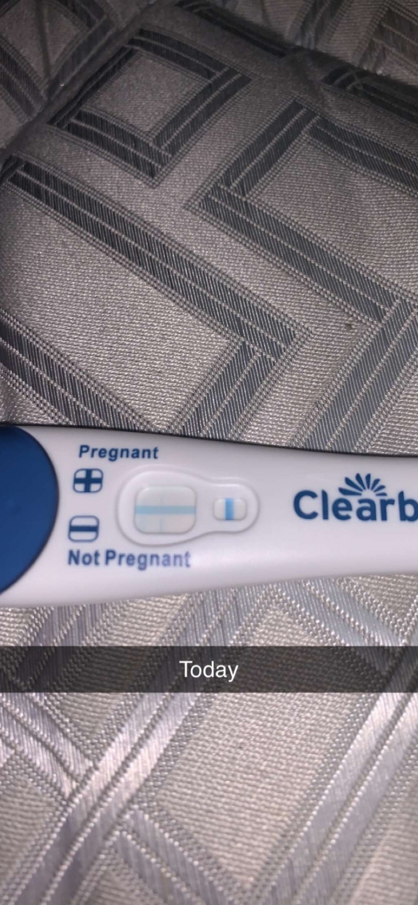 Generic Pregnancy Test, 18 Days Post Ovulation, FMU, Cycle Day 32