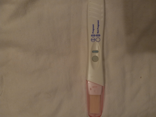 Equate One Step Pregnancy Test, FMU, Cycle Day 40