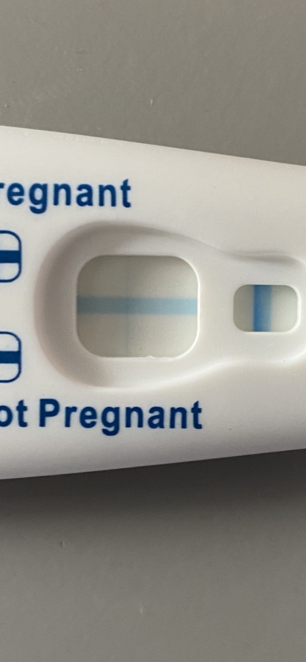 Clearblue Plus Pregnancy Test, 12 Days Post Ovulation, Cycle Day 33
