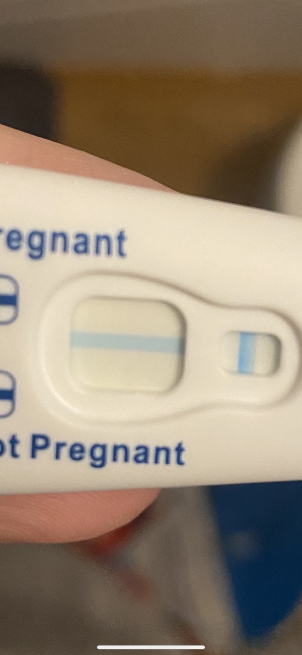 Clearblue Plus Pregnancy Test, 13 Days Post Ovulation, Cycle Day 33