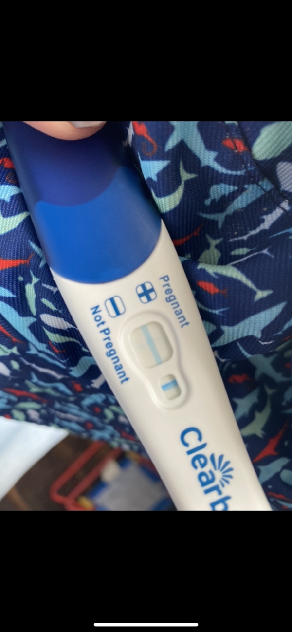 Clearblue Plus Pregnancy Test, 12 Days Post Ovulation, Cycle Day 32