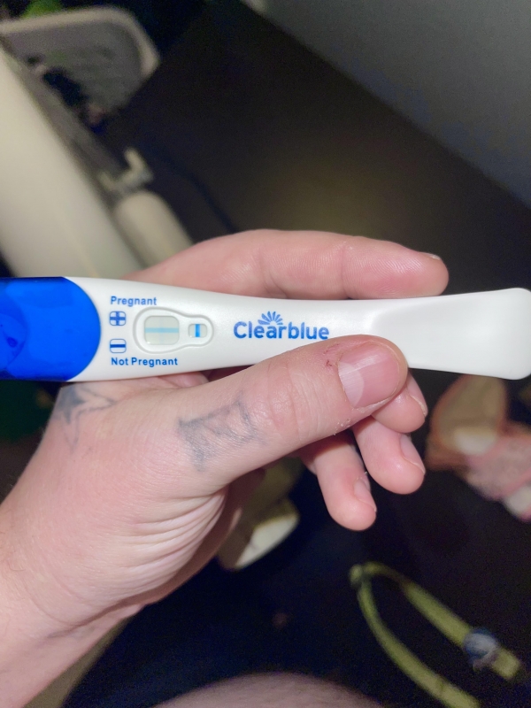 Clearblue Plus Pregnancy Test, 14 Days Post Ovulation, FMU, Cycle Day 27