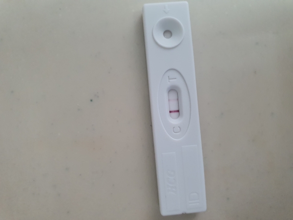 First Signal One Step Pregnancy Test, 14 Days Post Ovulation, FMU, Cycle Day 29