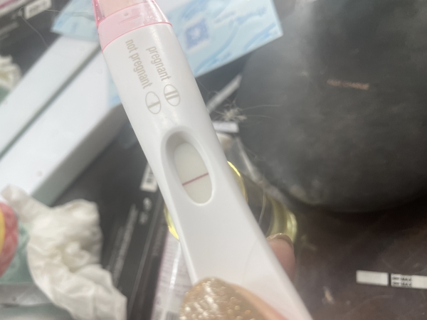 First Response Early Pregnancy Test, 9 Days Post Ovulation, Cycle Day 27