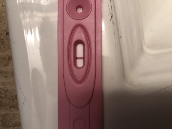 New Choice (Dollar Tree) Pregnancy Test, 8 Days Post Ovulation