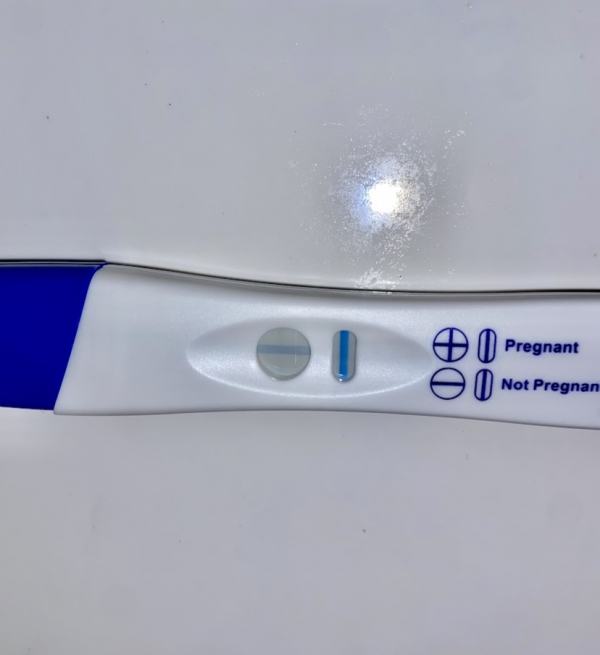 CVS Early Result Pregnancy Test, 9 Days Post Ovulation, Cycle Day 25
