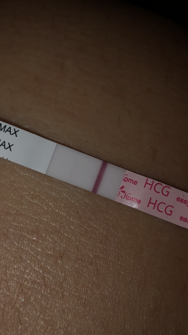 Easy-At-Home Pregnancy Test, 12 Days Post Ovulation, Cycle Day 34