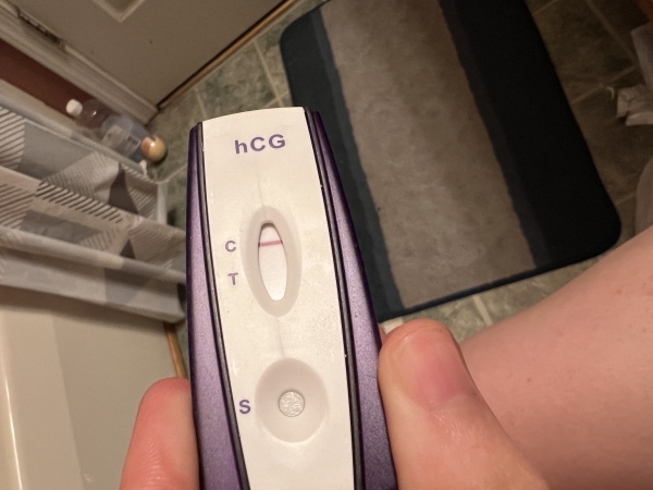 Equate One Step Pregnancy Test, 8 Days Post Ovulation