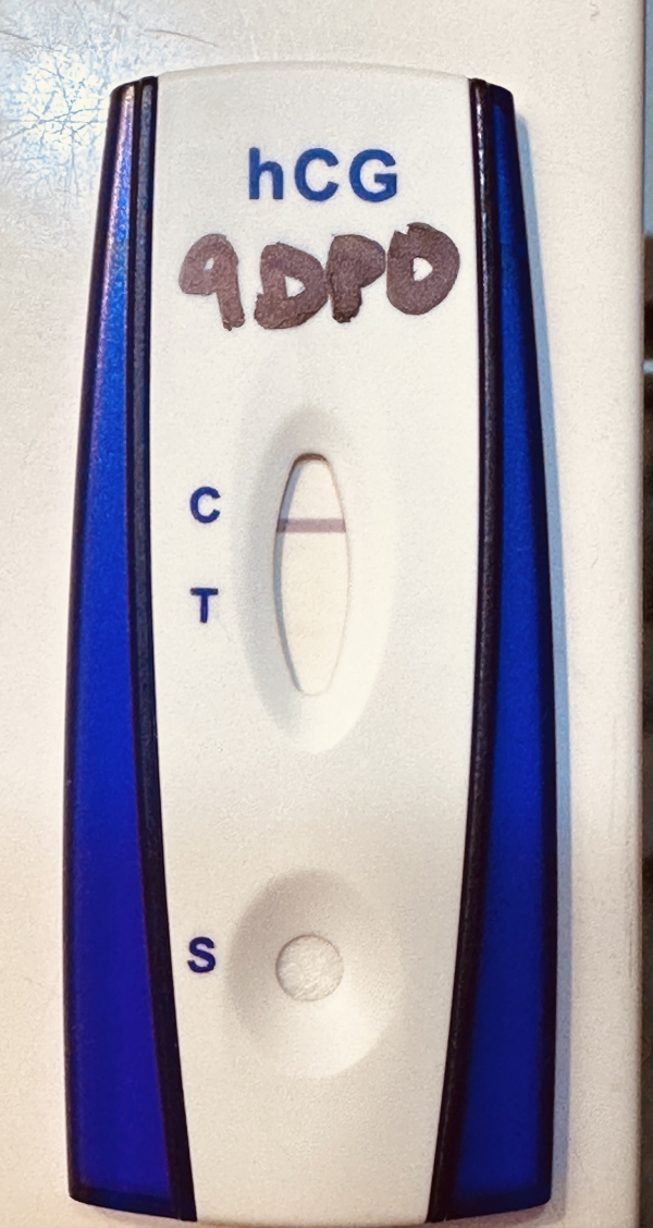 Equate One Step Pregnancy Test, 9 Days Post Ovulation, Cycle Day 21