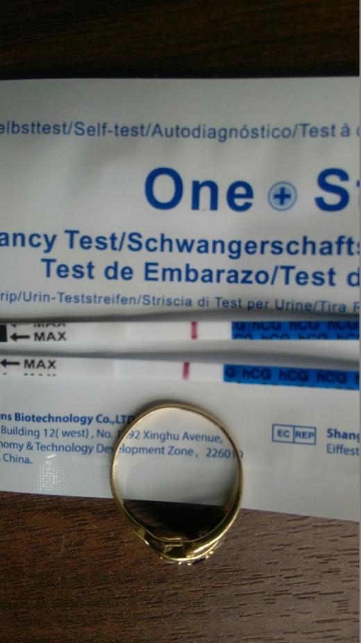 Home Pregnancy Test, 12 Days Post Ovulation, Cycle Day 42