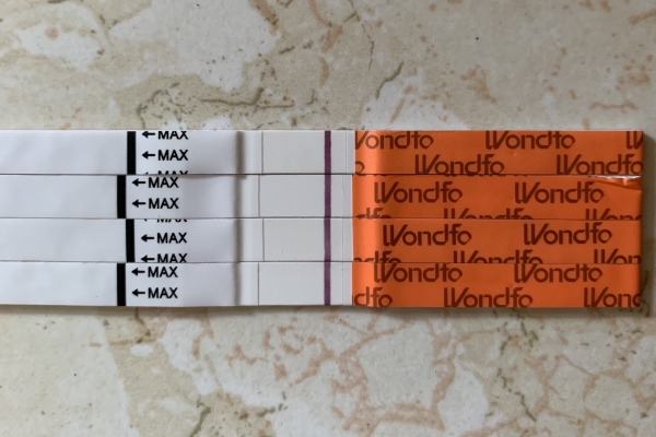 Wondfo Test Strips Pregnancy Test, 11 Days Post Ovulation, FMU