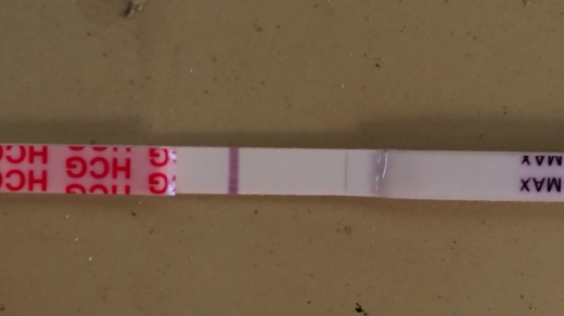 Wondfo Test Strips Pregnancy Test, 11 Days Post Ovulation, Cycle Day 26