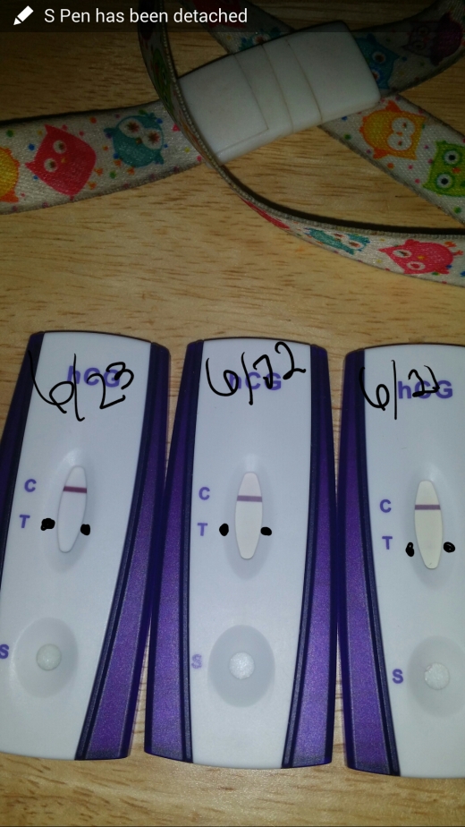 First Signal One Step Pregnancy Test, 8 Days Post Ovulation, FMU, Cycle Day 26