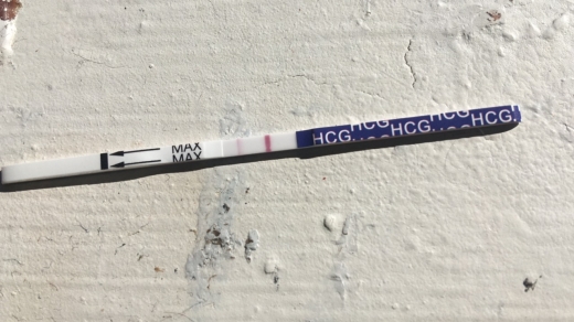Wondfo Test Strips Pregnancy Test, 11 Days Post Ovulation, FMU, Cycle Day 28