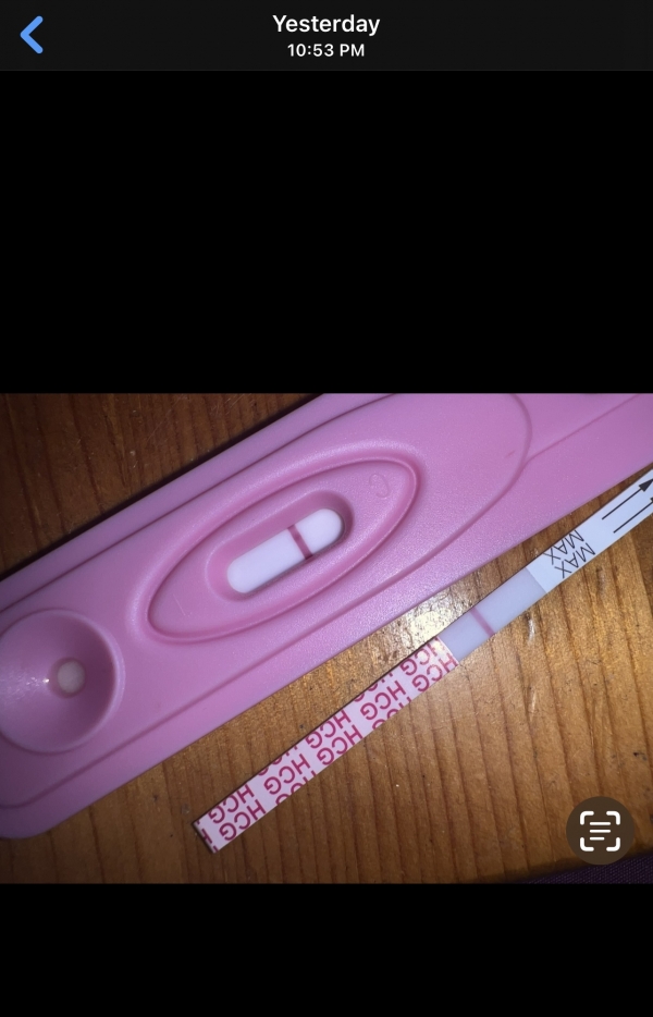 New Choice (Dollar Tree) Pregnancy Test, 8 Days Post Ovulation